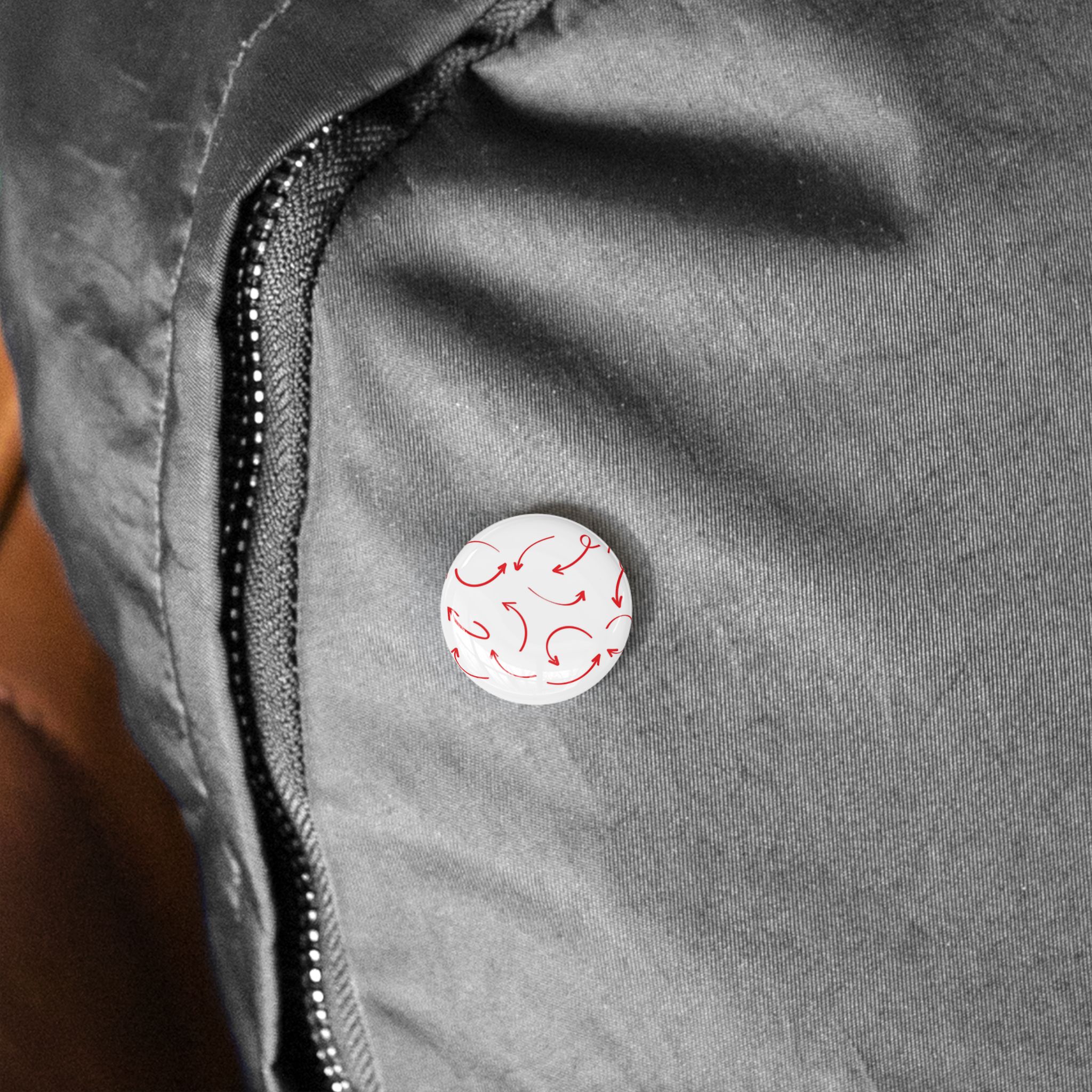 Trendy Round Pins with Playful Arrow Design, Cute Accessories for Bags, Jackets, Hats, Gifts for Friends, Party Favors, Fashion Statements - Image 6
