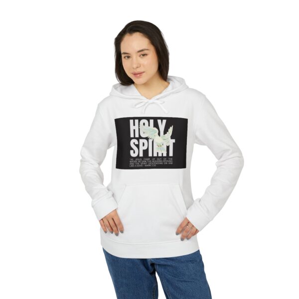 Holy Spirit Inspiration Fleece Hoodie, Unisex Sweatshirt for Spirituality, Religious Gifts, Christian Apparel, Cozy Winter Wear - Image 3