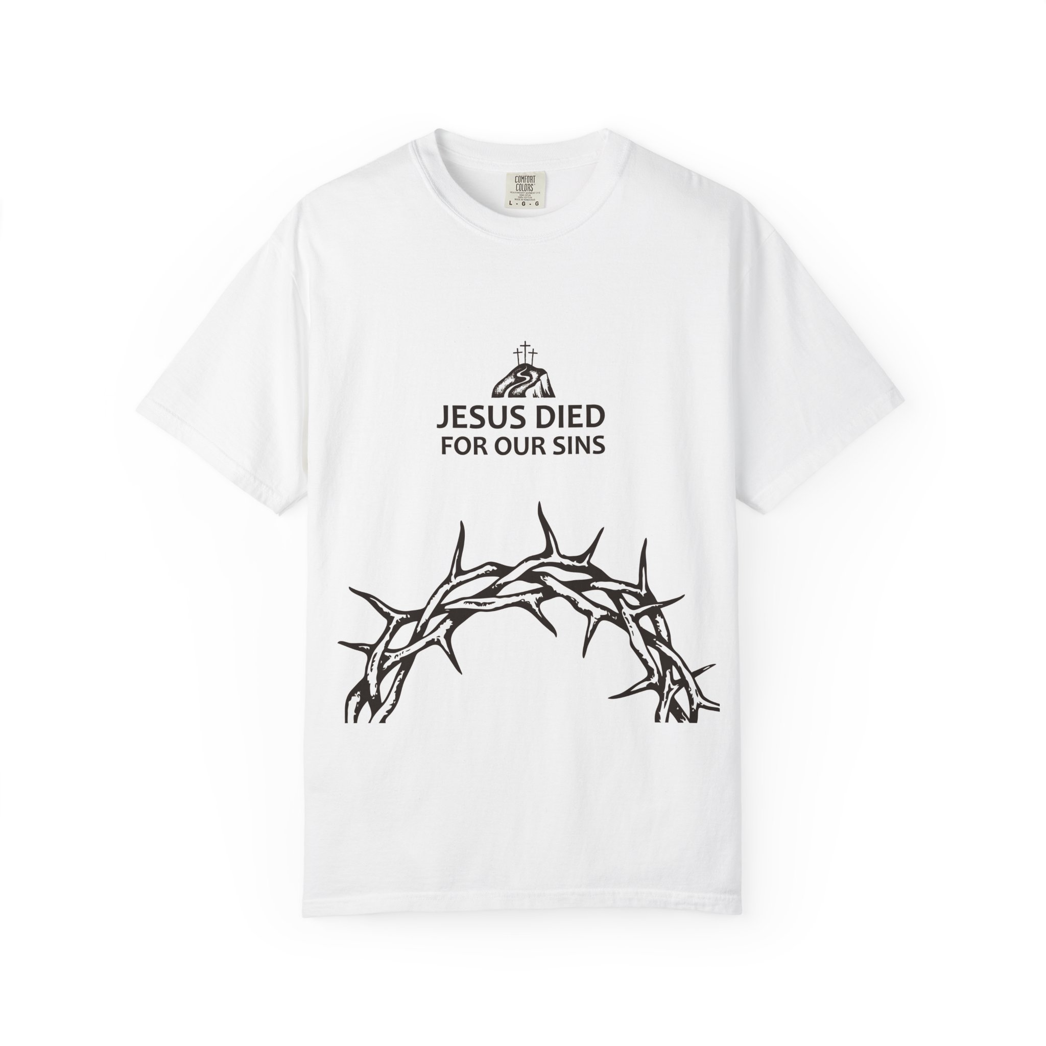 Jesus Died for Our Sins – Christian Faith T-Shirt
